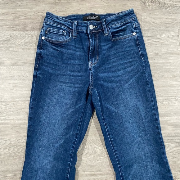 Judy Blue 88327 Monique Mid Rise Nondistressed Bootcut Jeans - Picture 4 of 8